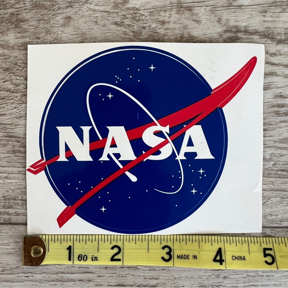 Vintage NASA Original Space Program Logo Sticker - Excellent! - Picture 2 of 5